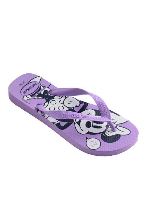 TOP DISNEY Tongs en caoutchouc prisme violet - Chaussures Femme