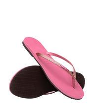 HAVAIANAS YOU GLITTER Tongs velours rose - Chaussures Femme - 6