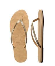HAVAIANAS YOU GLITTER Tongs d'or - Chaussures Femme - 4