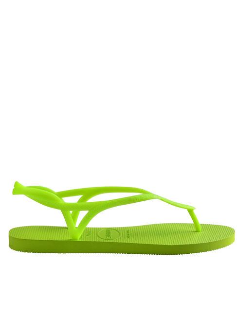 Tongs LUNA vert citron - Chaussures Femme