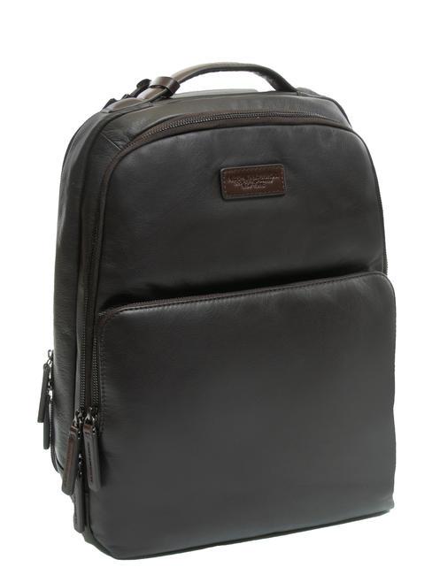 TECH LEATHER Sac &agrave; dos pour ordinateur portable 15,6", en cuir testamoro - Sacs &agrave; dos pour ordinateur portable