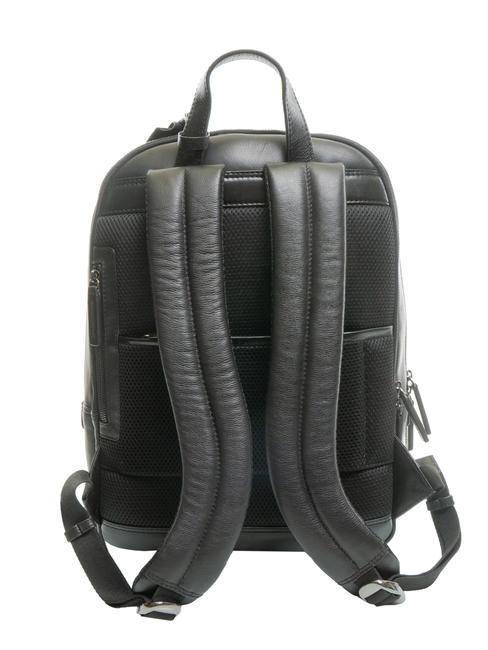 TECH Grand sac &agrave; dos en cuir noir - Sacs &agrave; dos pour ordinateur portable