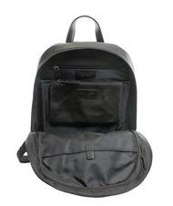 SPALDING TECH Grand sac &agrave; dos en cuir noir - Sacs &agrave; dos pour ordinateur portable - 4
