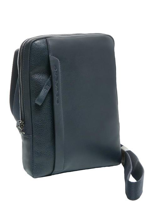 PAN Petit sac à main en cuir bleu - Sacs en Bandoulières pour Homme