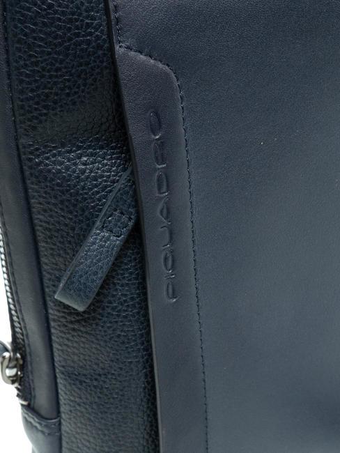 PAN Petit sac à main en cuir bleu - Sacs en Bandoulières pour Homme