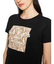 GUESS RELAXED T.shirt avec anneau jetbla - T-shirt - 3