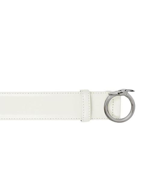 GREYHOUND  Ceinture en cuir fabriqu&eacute;e en Italie blanc cass&eacute; - Ceintures