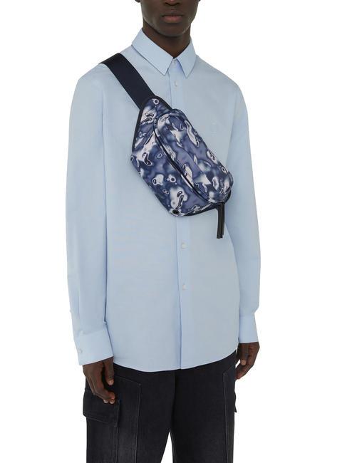 EVIN Pochette en nylon fan.heatmap bleu - Sacs banane