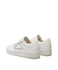 GUESS SILEA Baskets en cuir Blanc Blanc - Chaussures Homme - 4