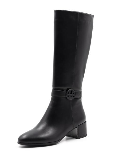 RB LOGO ROUND Bottes &agrave; talons hauts noir - Chaussures Femme