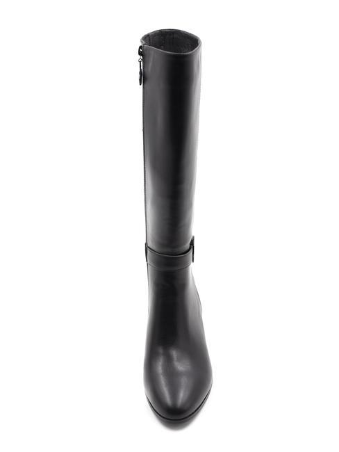RB LOGO ROUND Bottes &agrave; talons hauts noir - Chaussures Femme
