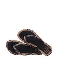HAVAIANAS SLIM ANIMALS Tongs NOIR - Chaussures Femme - 4