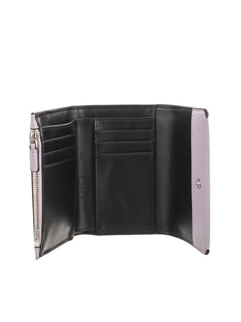 MINIMAL MONOGRAM Portefeuille moyen &agrave; trois volets aura de lavande - Portefeuilles Femme