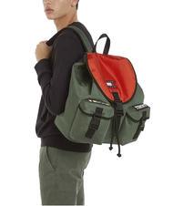 TOMMY HILFIGER HERITAGE Sac &agrave; dos en tissu vert urbain - Sacs &agrave; dos pour ordinateur portable - 6