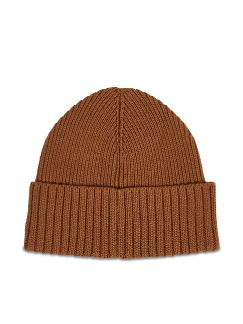 MONOTYPE BEANIE Bonnet en coton et laine kaki d&eacute;sert - Bonnets