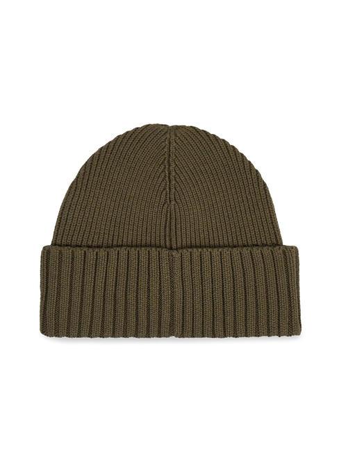 MONOTYPE BEANIE Bonnet en coton et laine arm&eacute;e verte - Bonnets