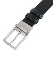 PIQUADRO BLUE SQUARE Ceinture réversible noir-bleu - Ceintures - 3