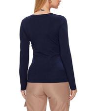 GUESS SCRIPT T-shirt &agrave; paillettes bleu noirci - T-shirt - 2