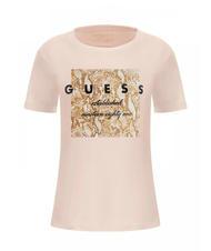 GUESS RELAXED T.shirt avec anneau chariot rose - T-shirt - 3