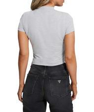 GUESS TRIANGLE STRASS T-shirt avec clous gris chin&eacute; clair m - T-shirt - 2