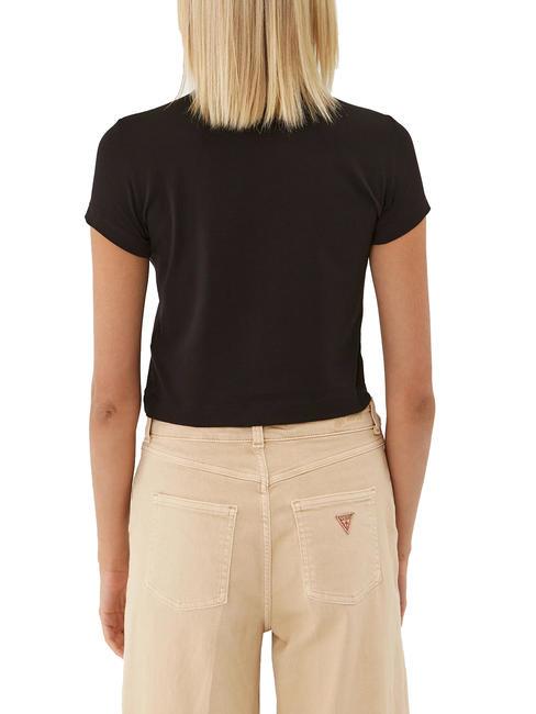TRIANGLE STRASS T-shirt avec clous jetbla - T-shirt
