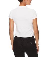 GUESS TRIANGLE STRASS T-shirt avec clous blanc pur - T-shirt - 2
