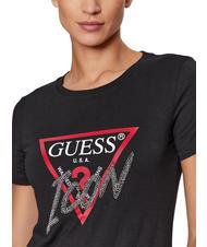 GUESS ICON T-shirt avec clous jetbla - T-shirt - 3