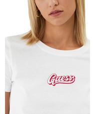 GUESS LOS ANGELES T-shirt avec imprim&eacute; au dos fleurs blanches - T-shirt - 3