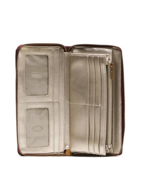 AVETA Portefeuille zipp&eacute; bronze - Portefeuilles Femme