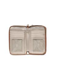 GUESS MERIDIAN Portefeuille zipp&eacute; COGNAC - Portefeuilles Femme - 2