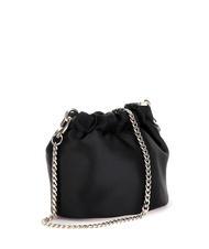 GUESS VELINA Sac seau avec bandouli&egrave;re cha&icirc;ne NOIR - Sacs pour Femme - 2