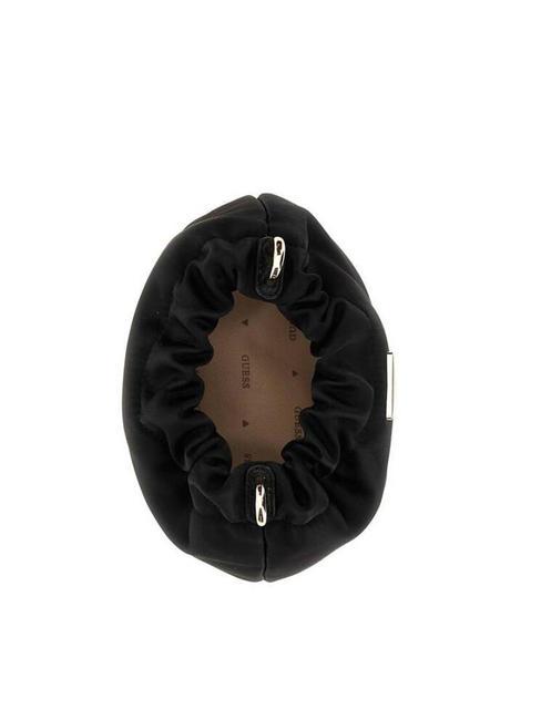 VELINA Sac seau avec bandouli&egrave;re cha&icirc;ne NOIR - Sacs pour Femme