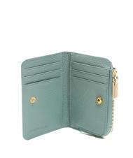 COCCINELLE METALLIC SOFT Portefeuille Moyen Femme vert de rivi&egrave;re - Portefeuilles Femme - 2