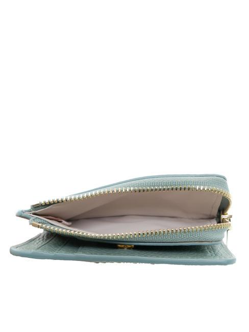 METALLIC SOFT Portefeuille Moyen Femme vert de rivi&egrave;re - Portefeuilles Femme