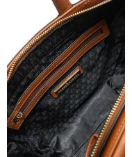 ROCCOBAROCCO LUCE Sac cabas avec bandoulière et logo en métal bronzer - Sacs pour Femme - 5