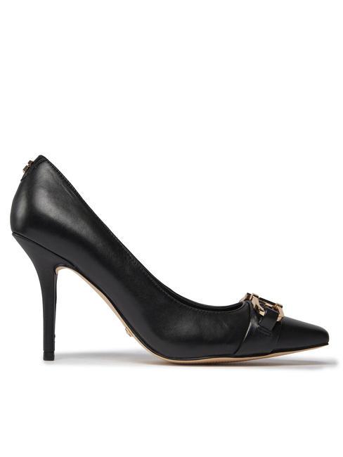 ELOUISA Escarpins en cuir avec application noir1 - Chaussures Femme