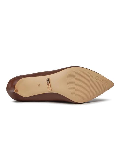 RICAN Escarpins en cuir COGNAC - Chaussures Femme