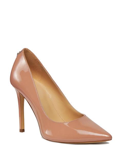GAVI18 Escarpins en cuir verni naturel - Chaussures Femme