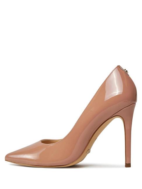 GAVI18 Escarpins en cuir verni naturel - Chaussures Femme