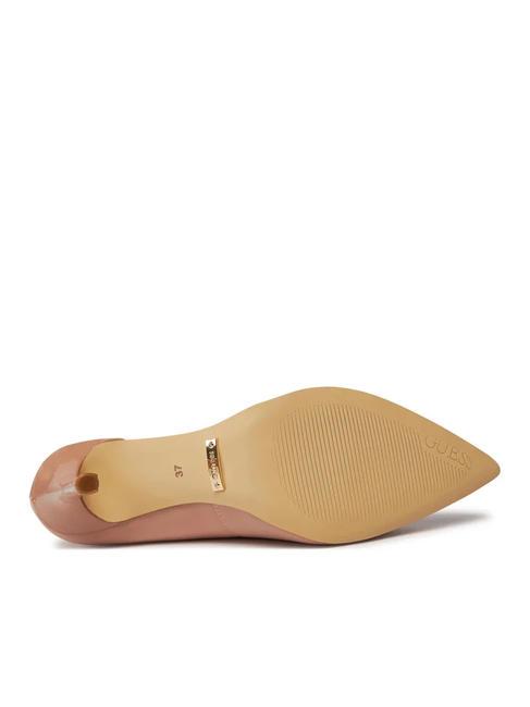 GAVI18 Escarpins en cuir verni naturel - Chaussures Femme