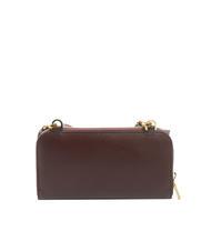 POLLINI GRAINED Portefeuille pochette &eacute;paule BORDEAUX / B - Portefeuilles Femme - 3
