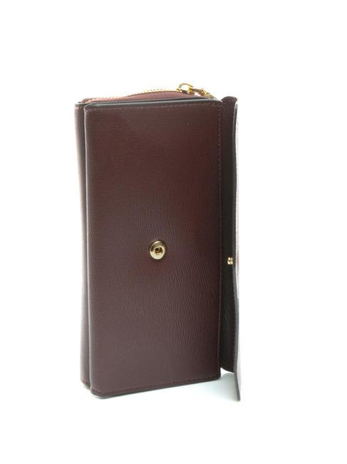 GRAINED Portefeuille pochette &eacute;paule BORDEAUX / B - Portefeuilles Femme
