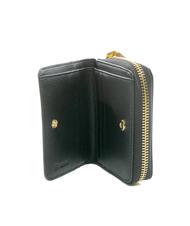 POLLINI GRAINED Petit portefeuille zipp&eacute; autour Noir - Portefeuilles Femme - 2