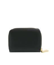 POLLINI GRAINED Petit portefeuille zipp&eacute; autour Noir - Portefeuilles Femme - 3