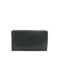 POLLINI GRAINED Porte-cartes plat avec zip Noir - Portefeuilles Femme - 3