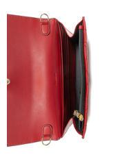 POLLINI CHECK AND LINES Pochette avec bandouli&egrave;re en cha&icirc;ne ROUGE - Sacs pour Femme - 2