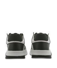 TOMMY HILFIGER TOMMY JEANS Leather Cupsole Baskets en cuir vert &eacute;tain/&eacute;cru - Chaussures Homme - 4