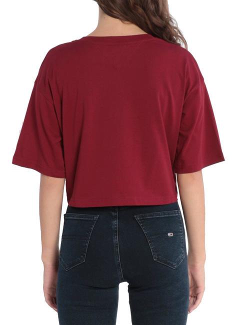TOMMY JEANS New Varsity T-shirt en cotton rouge - T-shirt