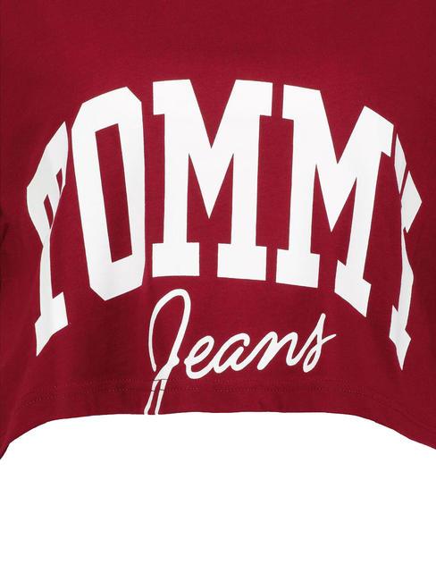 TOMMY JEANS New Varsity T-shirt en cotton rouge - T-shirt