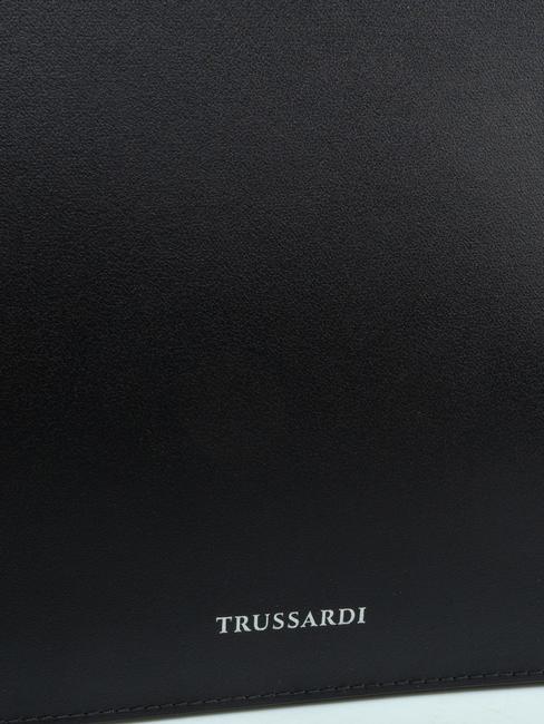 OBELIA Sac bandoulière en cuir recyclé NOIR - Sacs pour Femme